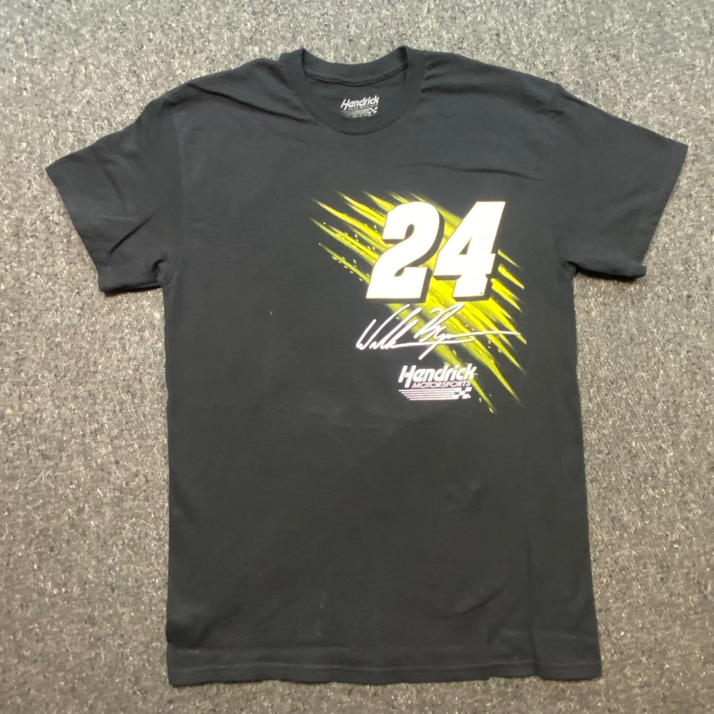Hendrick Motorsports William Byron NASCAR Shirt Sz M Mens Black Raptor Racing 24